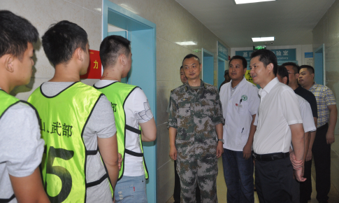 遂宁市第三人民医院积极开展夏季征兵体检工作