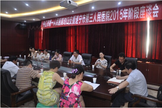 我院召开内江市第一人民医院对口支援阶段座谈会